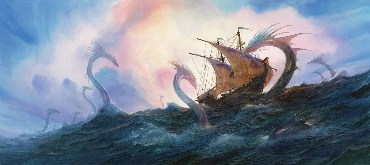 Les Aventuriers de la Mer, Robin Hobb, John Howe cover