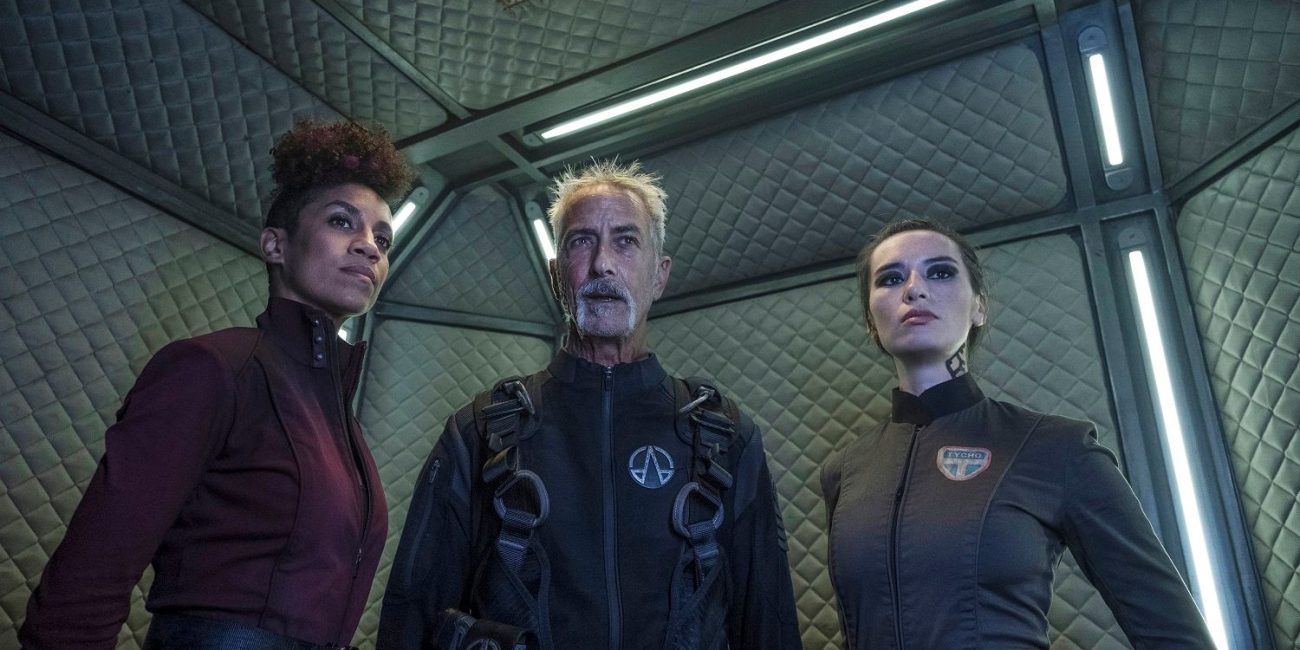 The Expanse - Les Ceinturiens Naomi Nagata, Klaes Ashford et Camina Drummer